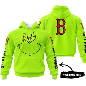 Grinch V2 – Custom Name – Boston Red Sox
