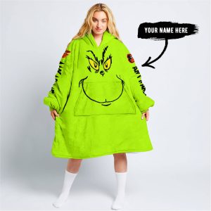 Grinch V2 – Custom Name – Baltimore Orioles - Oodie Blanket