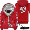 Grinch V2 – Custom Name – Washington Nationals - Fleece Zip Hoodie