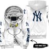 Grinch V2 – Custom Name – New York Yankees - Fleece Zip Hoodie