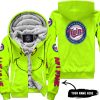 Grinch V2 – Custom Name – Minnesota Twins - Fleece Zip Hoodie