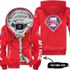 Grinch V2 – Custom Name – Philadelphia Phillies - Fleece Zip Hoodie