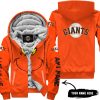 Grinch V2 – Custom Name – San Francisco Giants 2 - Fleece Zip Hoodie
