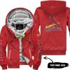 Grinch V2 – Custom Name – St. Louis Cardinals - Fleece Zip Hoodie