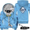Grinch V2 – Custom Name – Tampa Bay Rays - Fleece Zip Hoodie