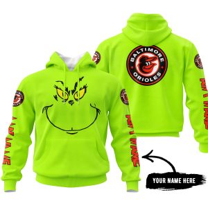 Grinch V2 – Custom Name – Baltimore Orioles