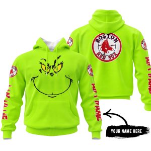 Grinch V2 – Custom Name – Boston Red Sox