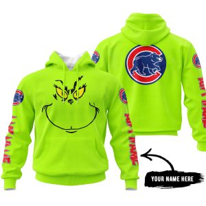 Grinch V2 – Custom Name – Chicago Cubs