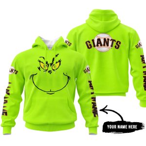 Grinch V2 – Custom Name – San Francisco Giants 2