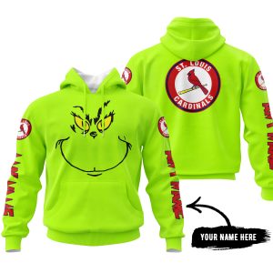 Grinch V2 – Custom Name – St. Louis Cardinals 2