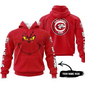 Grinch V2 – Custom Name – Cincinnati Reds