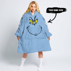 Grinch V2 – Custom Name – Tampa Bay Rays - Oodie Blanket