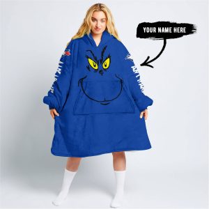 Grinch V2 – Custom Name – Toronto Blue Jays - Oodie Blanket