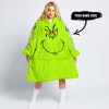Grinch V2 – Custom Name – Kansas City Royals - Oodie Blanket