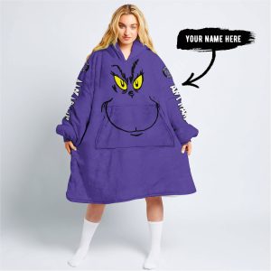 GRINCH V2 – CUSTOM NAME – COLORADO ROCKIES 2 - OODIE BLANKET