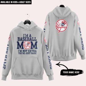 I'm A Baseball Mom - New York Yankees - Custom Name