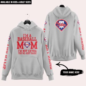 I'm A Baseball Mom - Philadelphia Phillies - Custom Name
