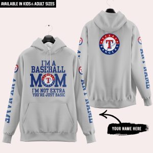 I'm A Baseball Mom - Texas Rangers - Custom Name