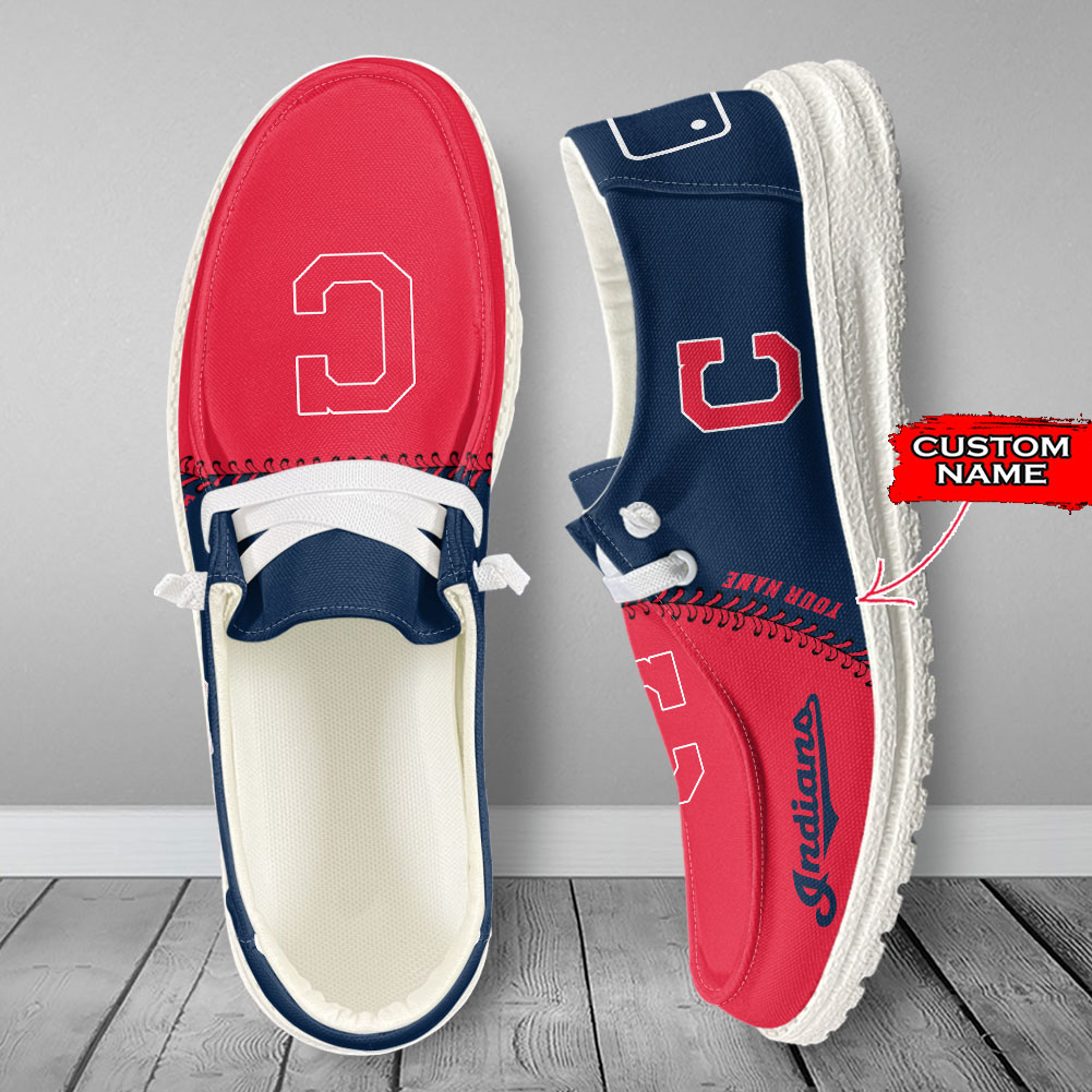 DS001-MLB-Cleveland Indians – H-D Shoes – Custom name - Image 3