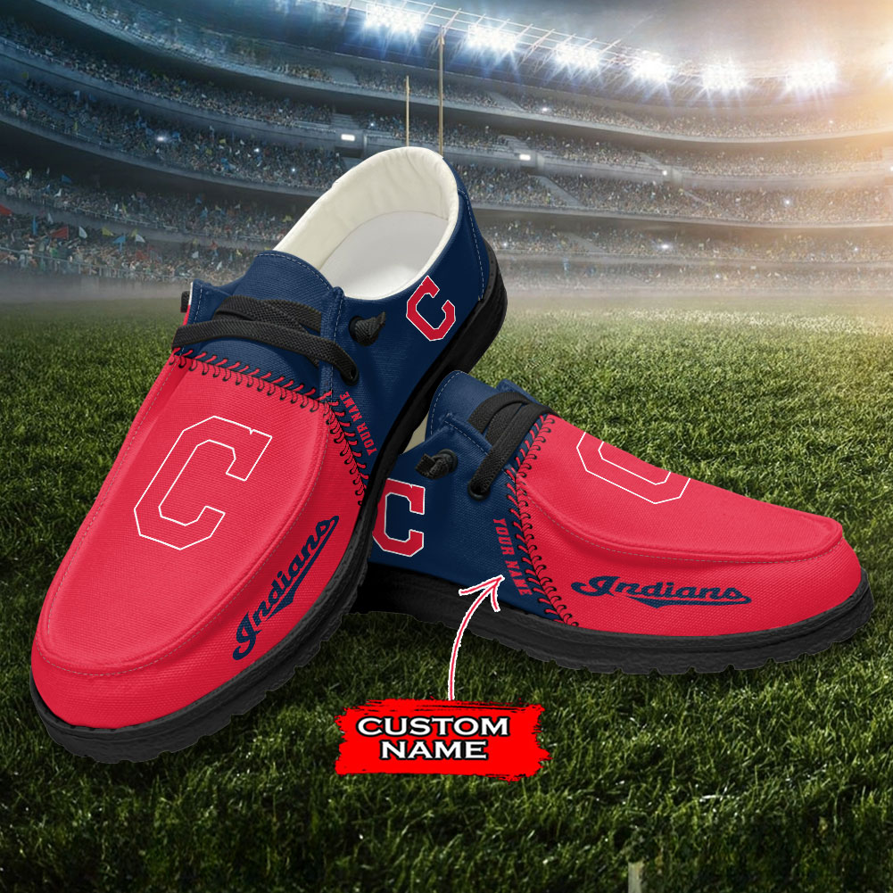DS001-MLB-Cleveland Indians – H-D Shoes – Custom name - Image 4