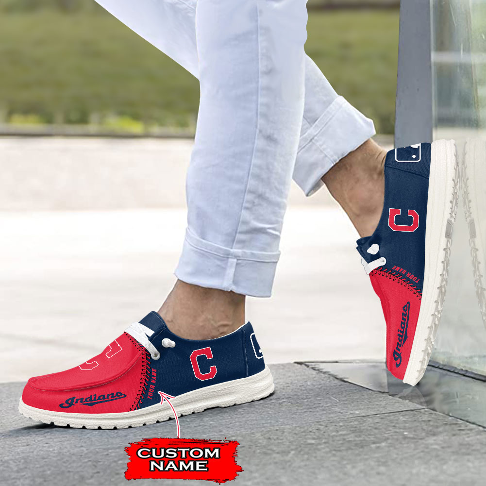 DS001-MLB-Cleveland Indians – H-D Shoes – Custom name - Image 2